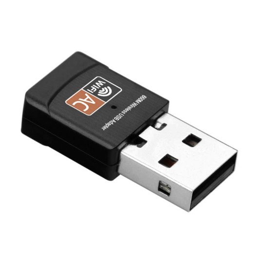 Adaptador WiFi USB AC 600Mbps 2.4GHz + 5GHz
