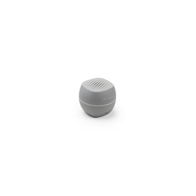 Cellularline Portable Bluetooth Stereo Speaker, Gray, New