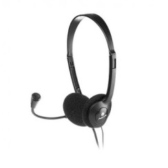 NGS MS103 Headphones with Microphone, Black