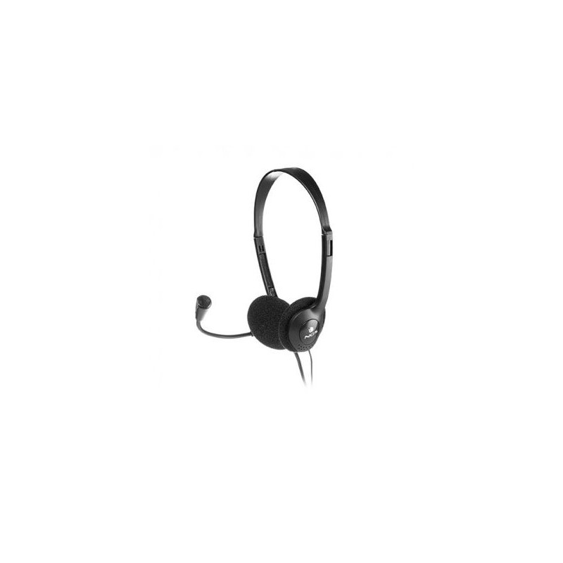 NGS MS103 Headphones with Microphone, Black