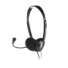 NGS MS103 Headphones with Microphone, Black