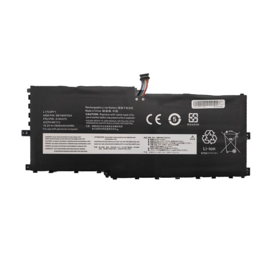 Batteries for Lenovo ThinkPad X1 Yoga G3 (2900 mAh) 15.2V
