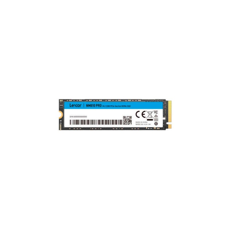 Lexar NM610 Pro 1TB · M.2 2280 · PCIe Gen3x4 · NVMe 1.4