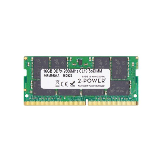 Memoria RAM 16 GB DDR4 2666 MHz SODIMM CL19 1.2V – Laptop