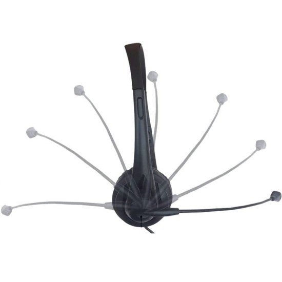 Office Headset HP T1A67AA USB Headset, Black, Km0 Original Box