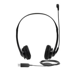Office Headset HP T1A67AA USB Headset, Black, Km0 Original Box
