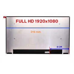 Screen 14″ FHD N140HCG-GE1 40 pins Matte | LED 8 cm connector
