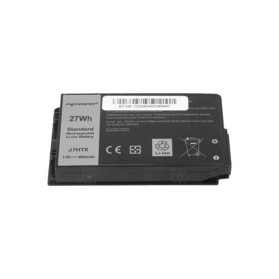 Movano BT/DE-7220 battery for Dell Latitude Rugged Extreme 7202 and 7212 · 27Wh
