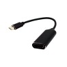 Cable adapter Type C to HDMI, Ultra HD 4K converter, USB 3.1, HDTV, for MacBook, Samsung, Black, A+