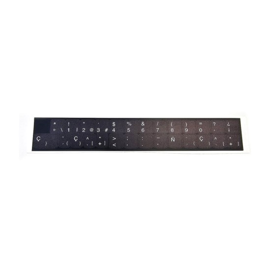 Pegatinas teclado Lenovo | Spanish | High-resistance reprinted UV background