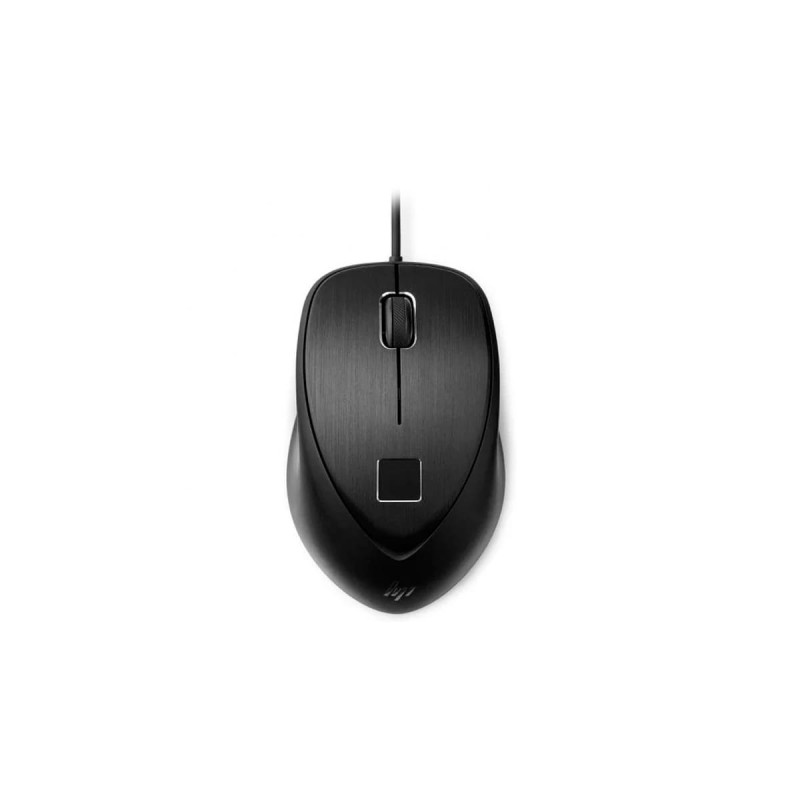 Mouse HP USB with fingerprint reader | Black wired mouse