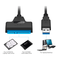 USB 3.0 to SATA III 2.5” 22-pin cable for HDD SSD