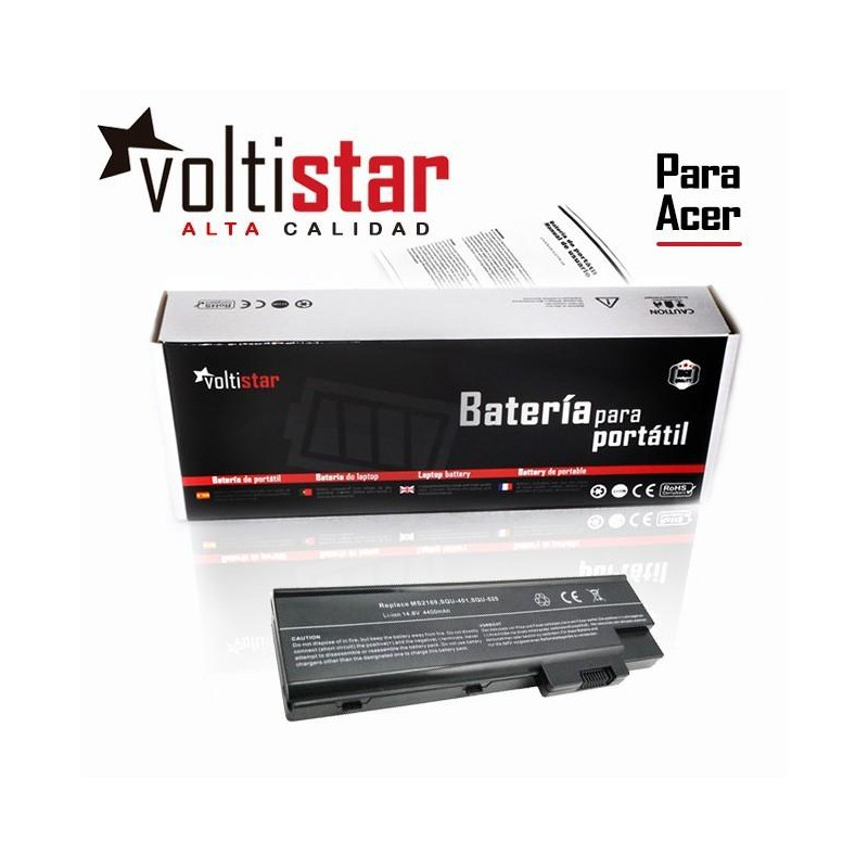 BATTERY FOR ACER BT.T5007.001, BT.T5007.002 4UR18650F-1-QC192 MS2169 SQU-401