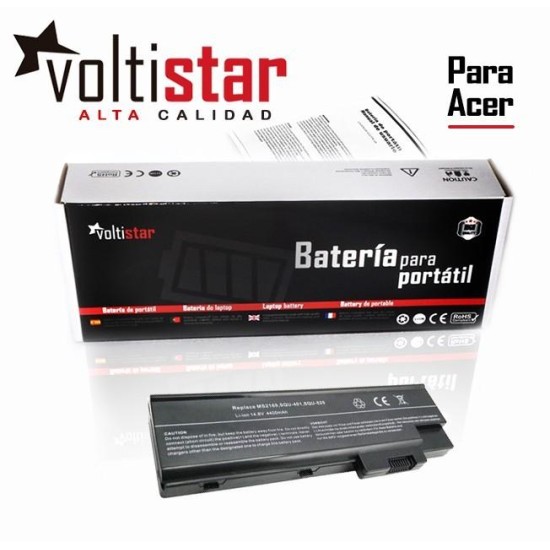 BATTERY FOR ACER BT.T5007.001, BT.T5007.002 4UR18650F-1-QC192 MS2169 SQU-401