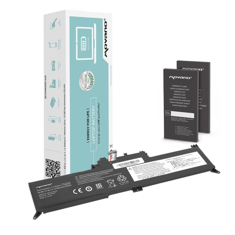 Batteries Movano for Lenovo ThinkPad X13 Gen1 / X390 / X395 | Replacement