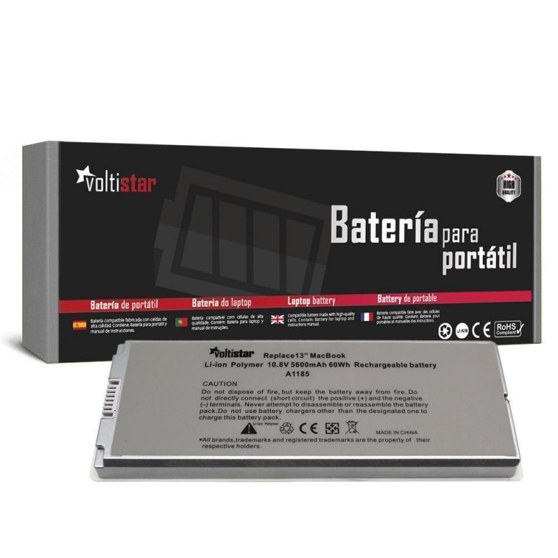 Battería para portátil Apple MacBook 13 pulgadas A1185 blanca