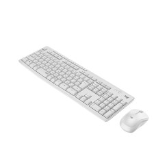 Keyboard + Mouse Logitech MK295 Silent Touch, White, New