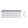 Teclado + Mouse Logitech MK470 Wireless, White, New