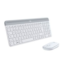 Logitech MK470 Wireless Keyboard and Mouse White