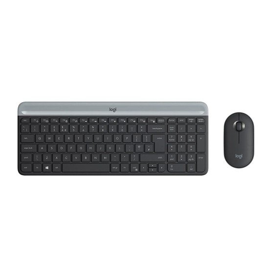 Logitech MK470 Wireless Keyboard and Mouse Black