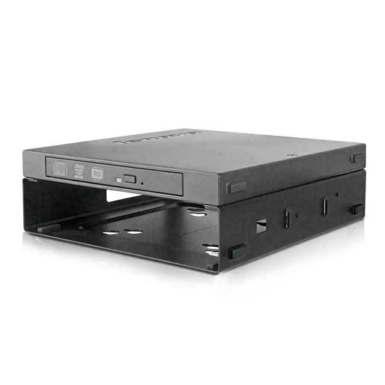 Lenovo Thinkcentre Tiny Vesa Mount Bracket + DVD Drive, Black, A+