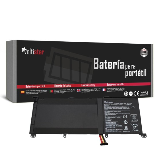 BATTERY FOR ASUS G501JW G501VW ZENBOOK UX501J UX501JW C41N1416
