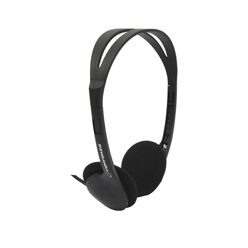 Esperanza EH119 Black · Stereo Headphones with Microphone