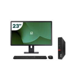 Pack Lenovo M75Q G1 Tiny AMD Ryzen 3 + 23" Monitor + Keyboard/Mouse + USB WiFi