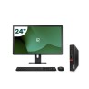 Pack Lenovo M75Q G1 Tiny AMD Ryzen 3 PRO 3200GE 16GB SSD 512GB + 24" LCD + Wireless Keyboard and Mouse + WiFi