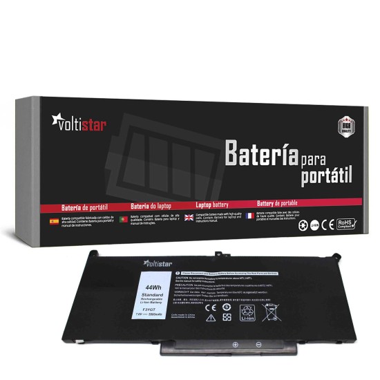 BATTERY FOR DELL LATITUDE 7280 7290 7380 7390 7480 7490 LAPTOP F3YGT DM3WC MYJ96 2X39G DWX9J 7.6V