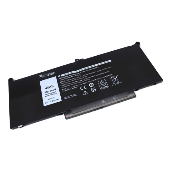 BATTERY FOR DELL LATITUDE 7280 7290 7380 7390 7480 7490 LAPTOP F3YGT DM3WC MYJ96 2X39G DWX9J 7.6V