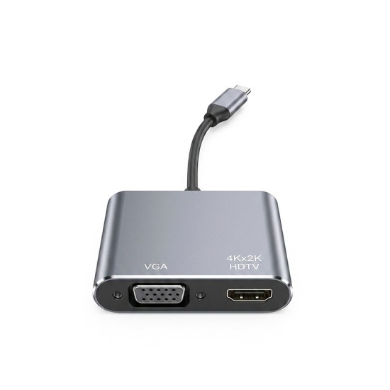 Convertidor USB-C to HDMI, USB-C 3.0 3-in-1 splitter compatible, 4K, PD, Fast Charging, New