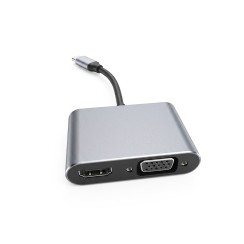 Convertidor USB-C to HDMI, USB-C 3.0 3-in-1 splitter compatible, 4K, PD, Fast Charging, New