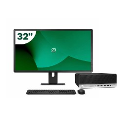 Pack HP 600 G4 SFF i5 8500 + 32" Monitor + Keyboard/Mouse + USB WiFi