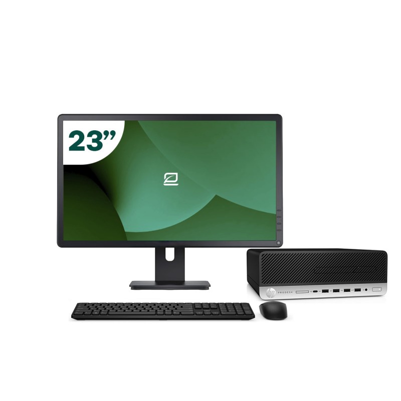 Pack HP 600 G4 SFF i5 8500 + 23" Monitor + Keyboard/Mouse + USB WiFi