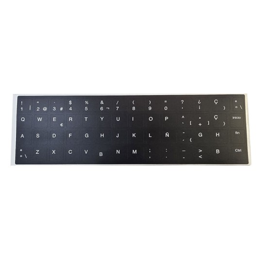 Kit Spanish Keyboard Stickers HP · ANSI and ISO · Durable Vinyl