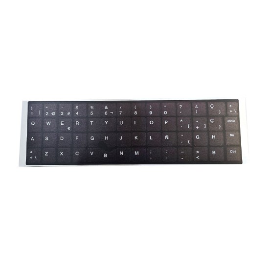 Kit Keyboard Stickers Spanish HP · UV Background · ANSI and ISO