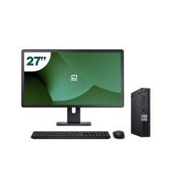 Pack Dell 5070 Micro i5 9500T + 27" Monitor + Keyboard/Mouse + USB WiFi