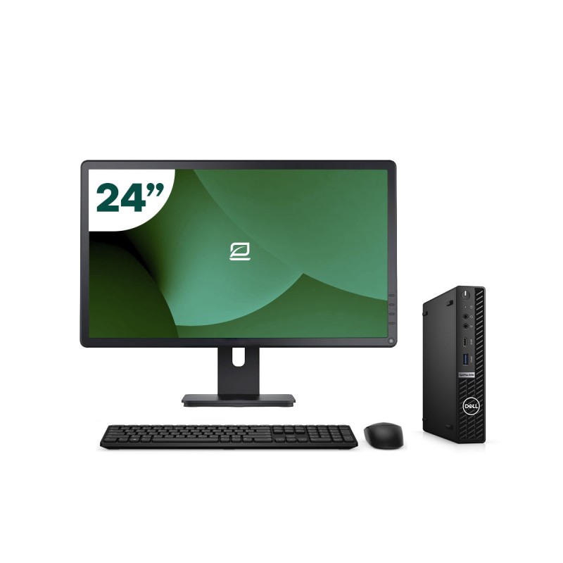 Pack Dell 5090 Micro i5 11500T + 24" Monitor + Keyboard/Mouse + USB WiFi