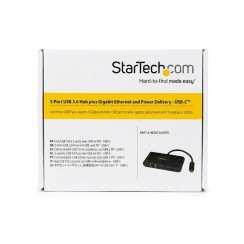 StarTech USB-C Multiport Adapter US1GC303APD · 3x USB 3.0 · RJ45