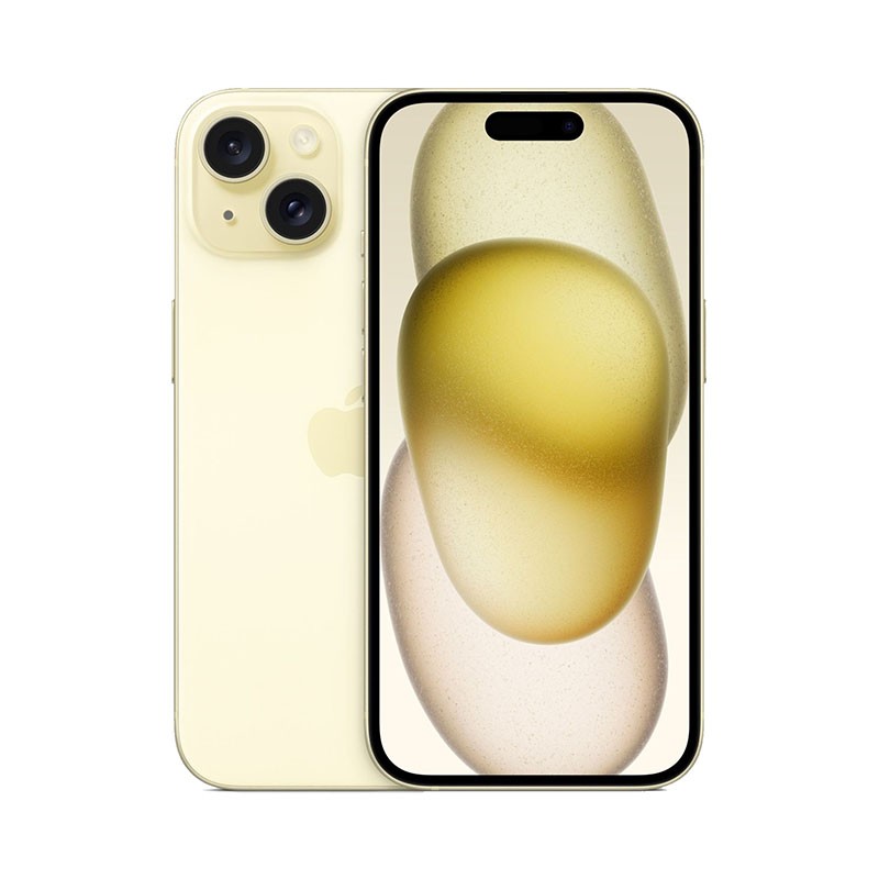 Apple iPhone 15 256GB Yellow · 5G Smartphone · Apple A16 Bionic