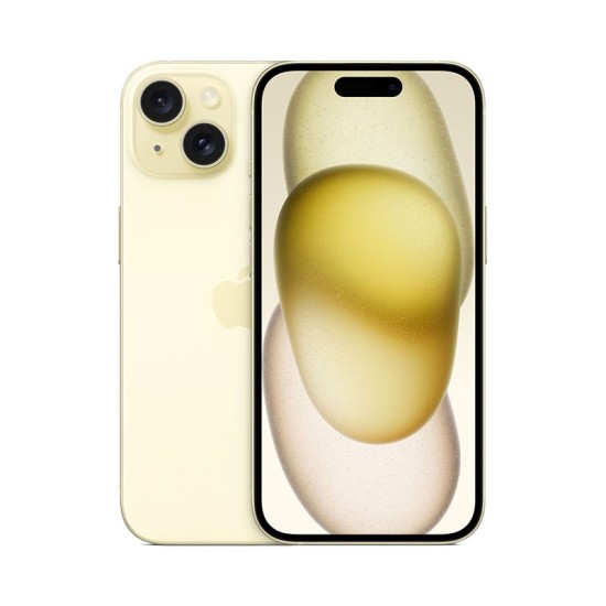 Apple iPhone 15 256GB Yellow · 5G Smartphone · Apple A16 Bionic