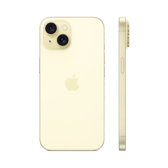Apple iPhone 15 256GB Yellow · 5G Smartphone · Apple A16 Bionic