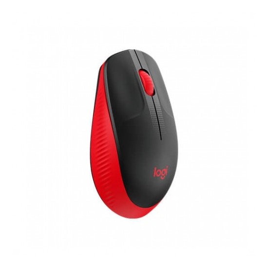 Logitech M190 Wireless Red Ergonomic Wireless Mouse
