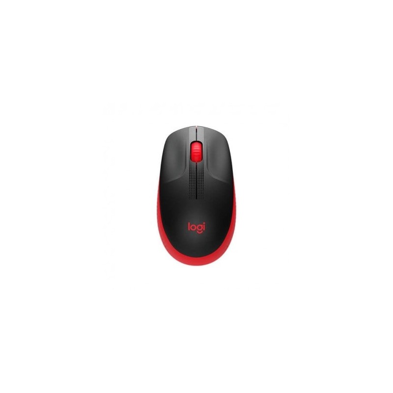 Logitech M190 Wireless Red Ergonomic Wireless Mouse