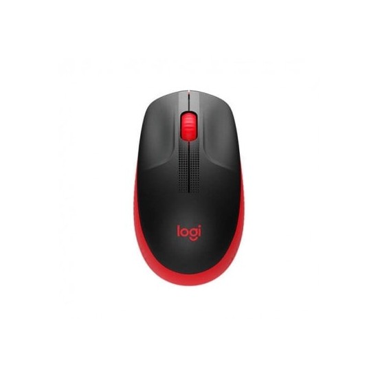 Logitech M190 Wireless Red Ergonomic Wireless Mouse