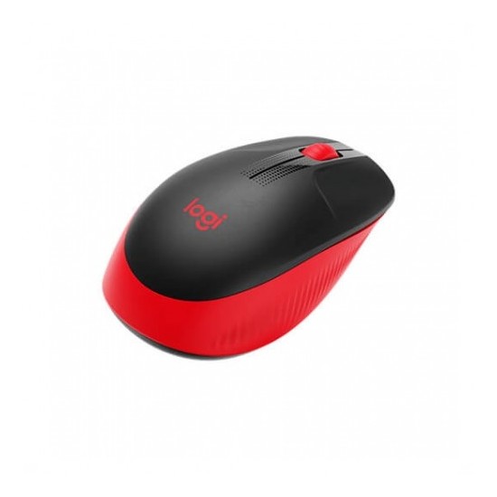 Logitech M190 Wireless Red Ergonomic Wireless Mouse