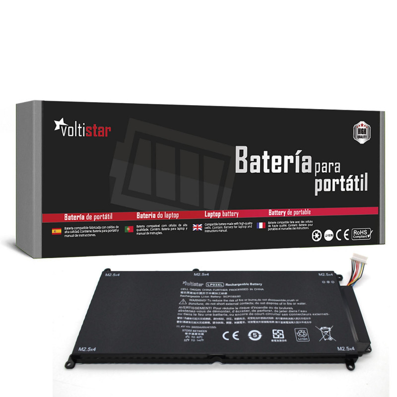 BATTERY FOR LAPTOP HP ENVY 15-AE015TX 15-AE016TX 15-AE017TX 15-AE018TX LP03XL TPN-C121 TPN-C122