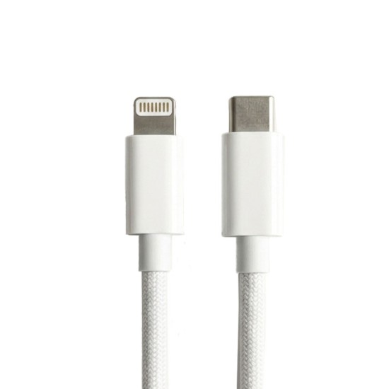 Cable USB-C to Lightning Braided 1M | Fast Charging for iPhone
