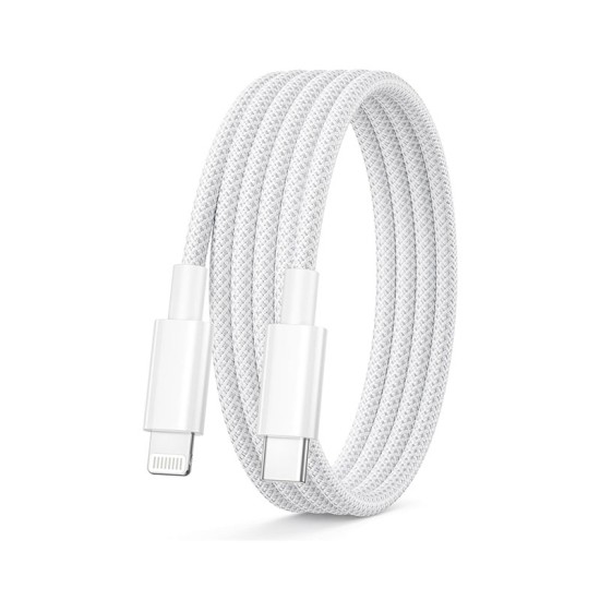 Cable USB-C to Lightning Braided 1M | Fast Charging for iPhone